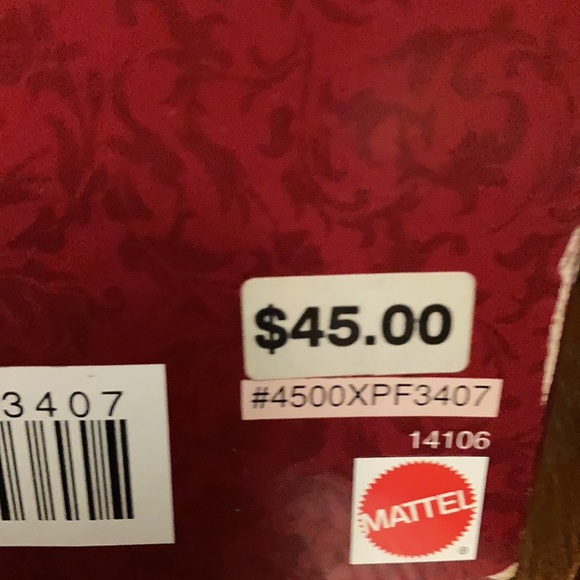 Vintage 1995 Holiday Memories Barbie .Commemorates  85 years of Hallmark cards. - Picture 5 of 5